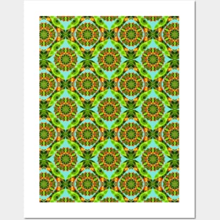 Beautiful Canna Flower Pattern. Posters and Art